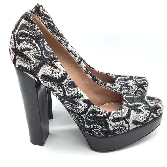 Missoni Platform Pumps - Picture 2 of 6